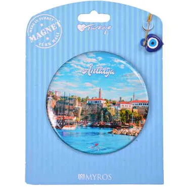 Toptan Antalya Temalı Myros Kartonetli Magnet - 27