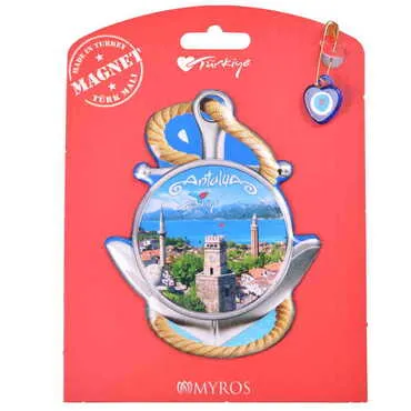 Toptan Antalya Temalı Myros Kartonetli Magnet - 31