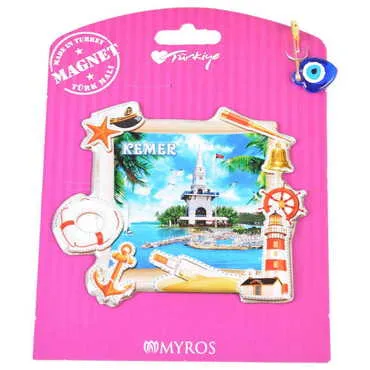 Toptan Kemer Temalı Myros Kartonetli Magnet - 82