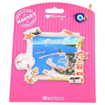 Toptan Kemer Temalı Myros Kartonetli Magnet - 83