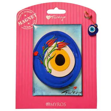 Evil Eye Themed Epoxy Dome Backing Card Souvenir Fridge Magnet - 4