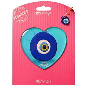 Evil Eye Themed Epoxy Dome Backing Card Souvenir Fridge Magnet - 7