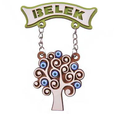 Belek Themed Wooden Customised Souvenir Fridge Magnet - 9
