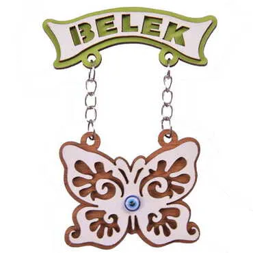 Belek Themed Wooden Customised Souvenir Fridge Magnet - 14