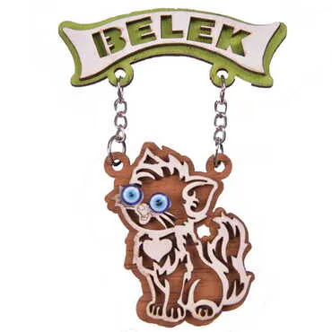 Belek Themed Wooden Customised Souvenir Fridge Magnet - 16