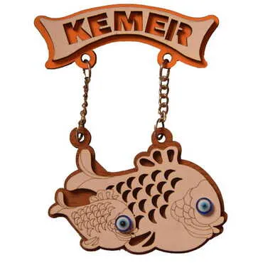 Kemer Themed Wooden Customised Souvenir Fridge Magnet - 3