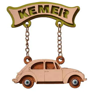 Kemer Themed Wooden Customised Souvenir Fridge Magnet - 5