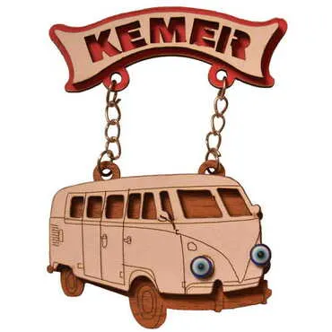 Kemer Themed Wooden Customised Souvenir Fridge Magnet - 6
