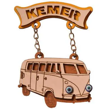Kemer Themed Wooden Customised Souvenir Fridge Magnet - 7