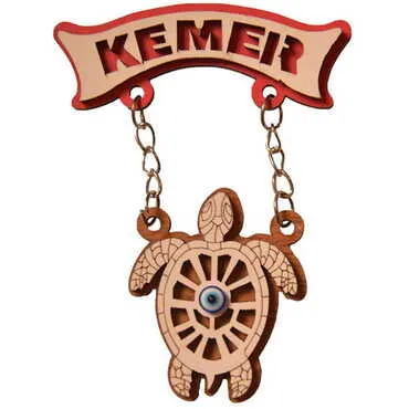 Kemer Themed Wooden Customised Souvenir Fridge Magnet - 12