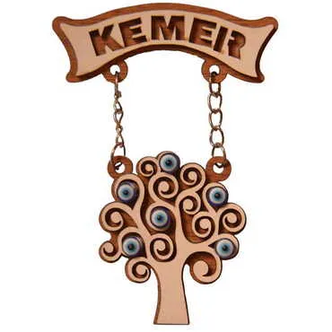 Kemer Themed Wooden Customised Souvenir Fridge Magnet - 15
