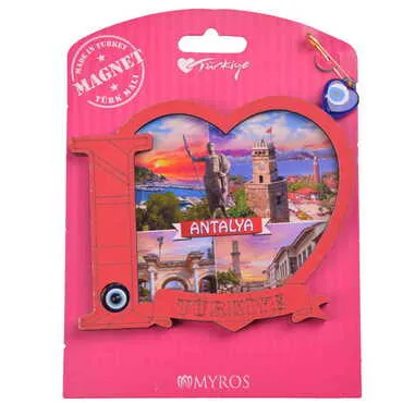 Toptan Antalya Temalı Myros Kartonetli C Serisi Magnet - 13