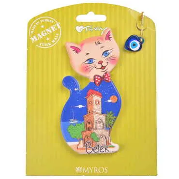 Belek Themed Plastic Base UV Printed Custom Backing Carded Fridge Magnet - 19