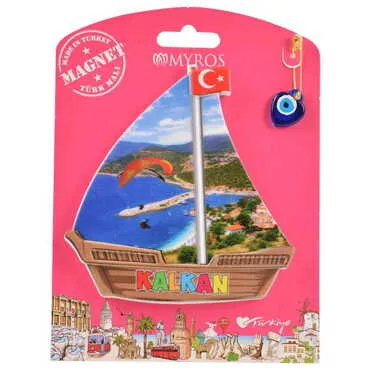 Toptan Kalkan Temalı Uv Baskılı Kartonetli Plastik Magnet - 3