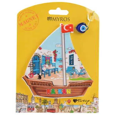 Toptan Kalkan Temalı Uv Baskılı Kartonetli Plastik Magnet - 5