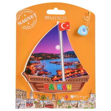 Toptan Kalkan Temalı Uv Baskılı Kartonetli Plastik Magnet - 6
