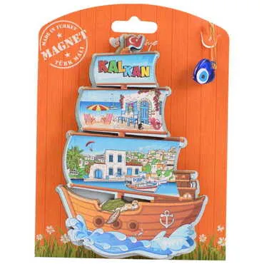 Toptan Kalkan Temalı Uv Baskılı Kartonetli Plastik Magnet - 7