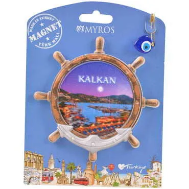 Toptan Kalkan Temalı Uv Baskılı Kartonetli Plastik Magnet - 17