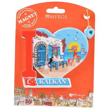 Toptan Kalkan Temalı Uv Baskılı Kartonetli Plastik Magnet - 18