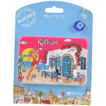 Toptan Kalkan Temalı Uv Baskılı Kartonetli Plastik Magnet - 20