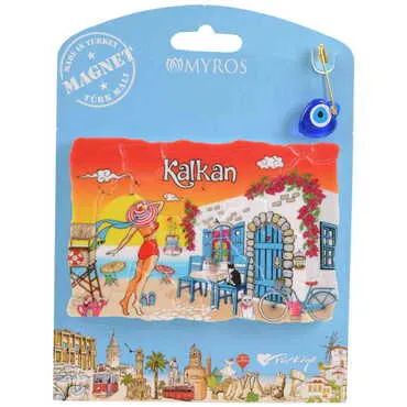 Toptan Kalkan Temalı Uv Baskılı Kartonetli Plastik Magnet - 22