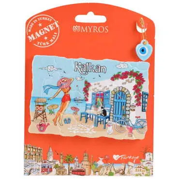 Toptan Kalkan Temalı Uv Baskılı Kartonetli Plastik Magnet - 25