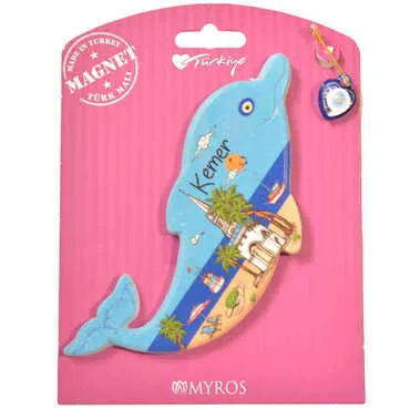 Kemer Themed Plastic Base UV Printed Custom Backing Carded Fridge Magnet - 41