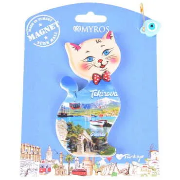 Kemer Themed Plastic Base UV Printed Custom Backing Carded Fridge Magnet - 53