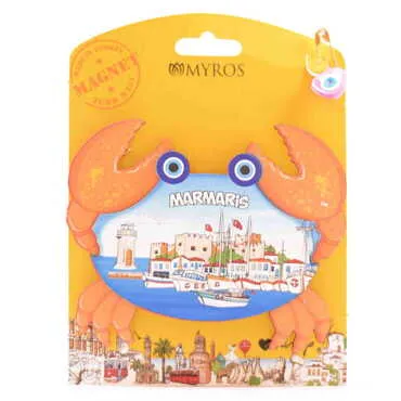 Toptan Marmaris Temalı Uv Baskılı Kartonetli Plastik Magnet - 5