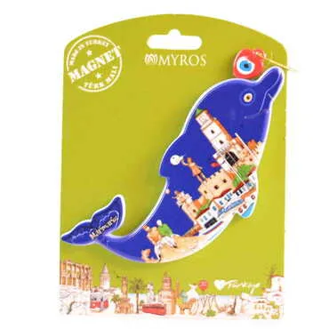 Toptan Marmaris Temalı Uv Baskılı Kartonetli Plastik Magnet - 10