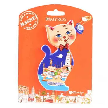 Toptan Marmaris Temalı Uv Baskılı Kartonetli Plastik Magnet - 35