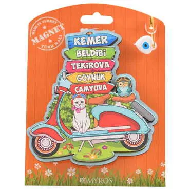 Toptan Kemer Bölgesi Temalı Uv Baskılı Kartonetli Ahşap Magnet - 3
