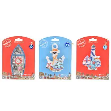 Toptan Kemer Temalı Kartonetli UV Polyester Magnet - 2
