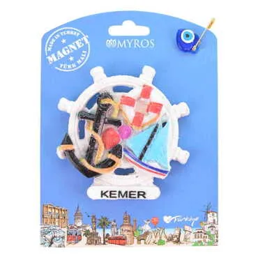 Toptan Kemer Temalı Kartonetli UV Polyester Magnet - 10