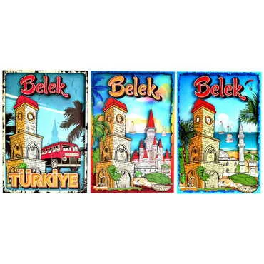 Belek Themed Wooden Customised Door Sign Board 200x290 Mm - 2