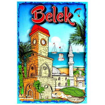 Belek Themed Wooden Customised Door Sign Board 200x290 Mm - 4
