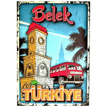 Belek Themed Wooden Customised Door Sign Board 200x290 Mm - 5
