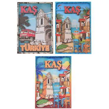 Kas Themed Wooden Customised Door Sign Board 200x290 Mm - 2