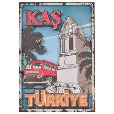 Kas Themed Wooden Customised Door Sign Board 200x290 Mm - 3