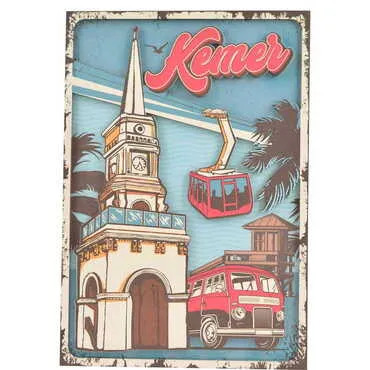 Kemer Themed Wooden Customised Door Sign Board 200x290 Mm - 5