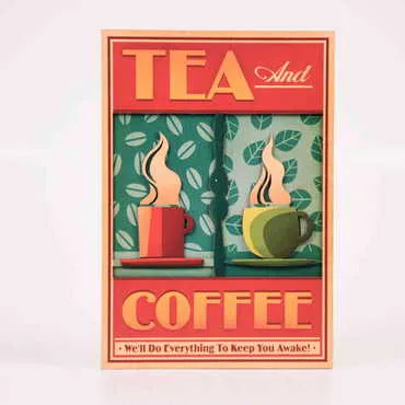 Kitchen Themed Wooden Customised Door Sign Board 200x290 Mm - 6