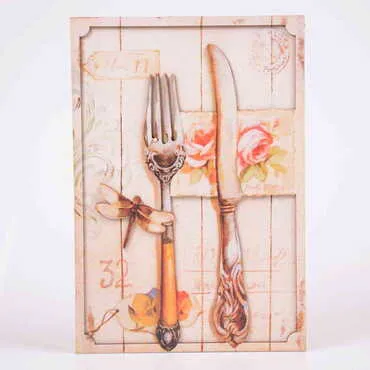 Kitchen Themed Wooden Customised Door Sign Board 200x290 Mm - 9