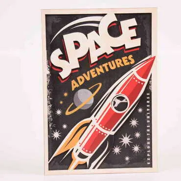 Retro Themed Wooden Customised Door Sign Board 200x290 Mm - 10