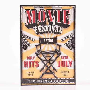 Retro Themed Wooden Customised Door Sign Board 200x290 Mm - 19