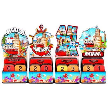 Customazible Wooden Table Calendar - 3