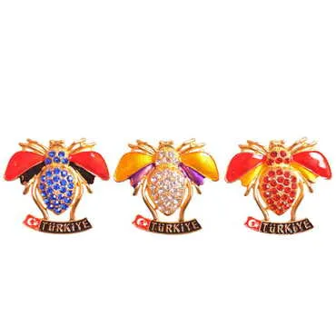 Turkey Themed Metal Fridge Magnet - 147