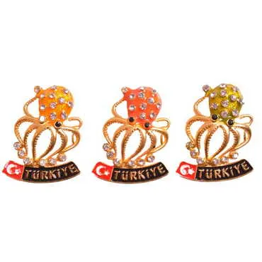 Turkey Themed Metal Fridge Magnet - 151