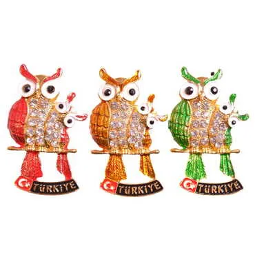 Turkey Themed Metal Fridge Magnet - 155