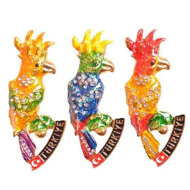 Turkey Themed Metal Fridge Magnet - 157