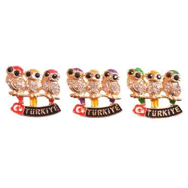 Turkey Themed Metal Fridge Magnet - 163